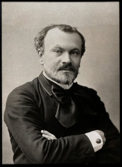 Jules Lemaitre (1853-1914), Fransız eleştirmen ve oyun yazarı portresi. by French Photographer