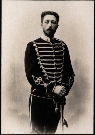 İsveç Prensi Eugen (1865-1947) portresi. by French Photographer