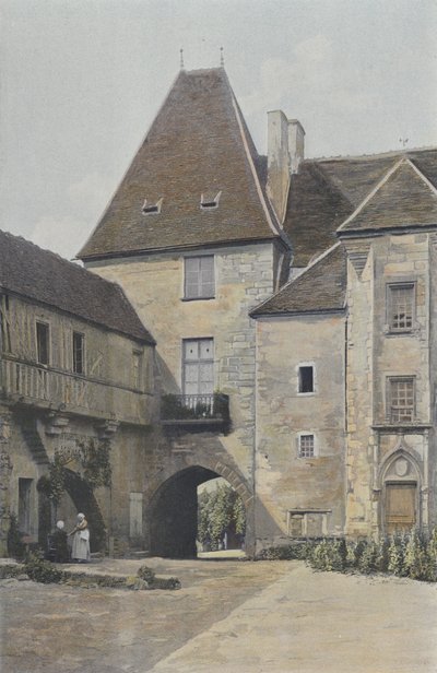 Premery, Eski Şato, Cote de la cour by French Photographer