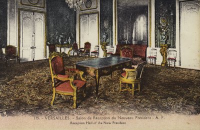 Yeni Başkanın Kabul Salonu, Versay Sarayı (renkli fotoğraf) by French Photographer