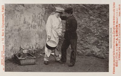 Otelde veya restoranda çalışan iki erkek arasındaki uzlaşma by French Photographer