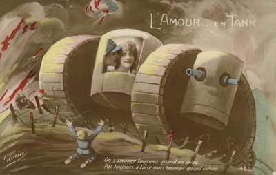 Bir tankta romantizm (renkli fotoğraf) by French Photographer