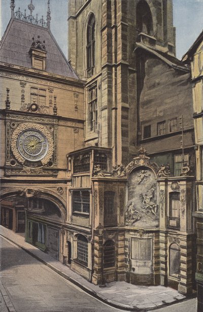 Rouen, Gros-Horloge çeşmesi by French Photographer