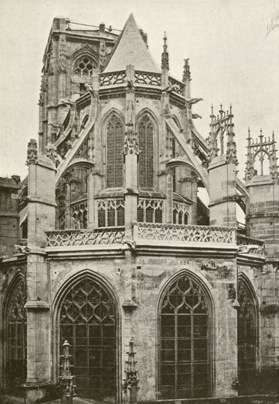 Rouen, Saint-Laurent (b/w fotoğraf) by French Photographer