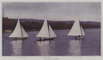 Rüzgar yönünde akıntıya karşı seyir (renkli fotoğraf) by French Photographer