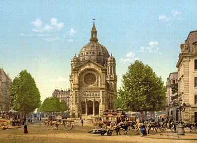 Saint-Augustin, Paris, pub. yaklaşık 1900 by French Photographer