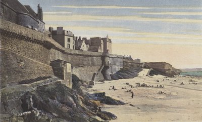 Saint-Malo, Surlar, batı kısmı (13. yüzyıl) by French Photographer
