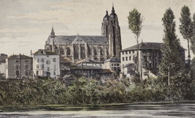 Saint-Nicolas-de-Port, Kilise, Yan cephe N by French Photographer