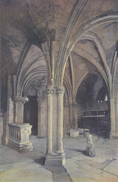 Saint-Pere-sous-Vezelay, Kilise, Porche O (restorasyon öncesi) by French Photographer