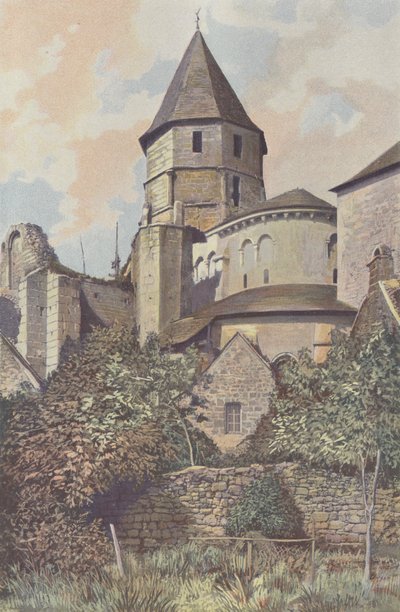 Saint-Robert, Kilise, Ensemble NE by French Photographer