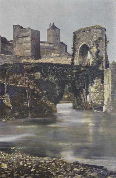Sauveterre, Eski Köprü Verdi dOloron by French Photographer