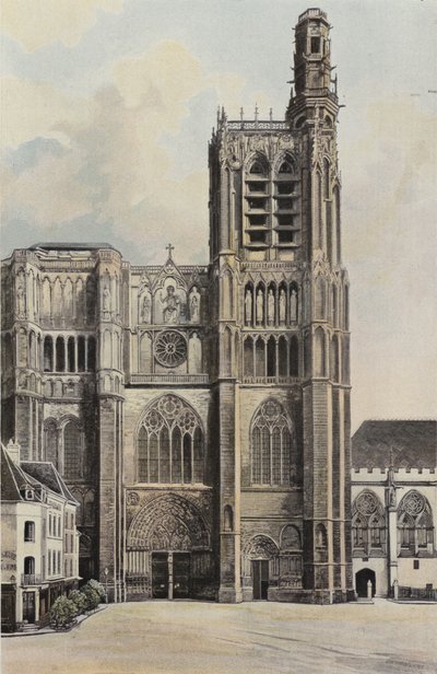 Sens, Katedral, Cephe O by French Photographer