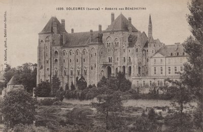 Solesmes, Sarte, Abbaye Des Benedictins by French Photographer
