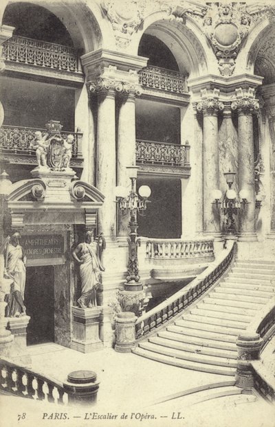 Opera Merdivenleri, Paris by French Photographer