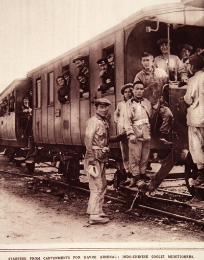 Havre Arsenal için Kantonlardan başlayarak: Hint-Çinli asker mühimmatları, The Illustrated War News