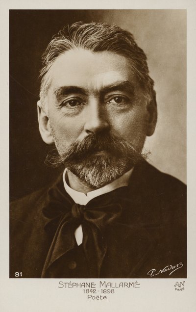 Stephane Mallarme (1842-1898), Fransız şair by French Photographer