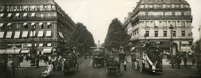Paris, Fransa, 20. yüzyılın başlarında trafik by French Photographer