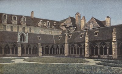 Treguier, Cloitre, İç görünüm by French Photographer