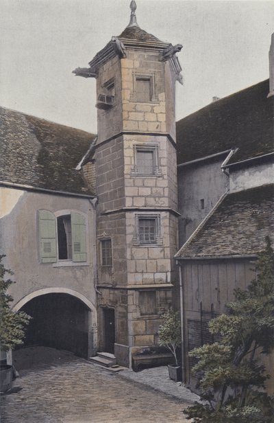 Vesoul, rue des Boucheries Kulesi by French Photographer