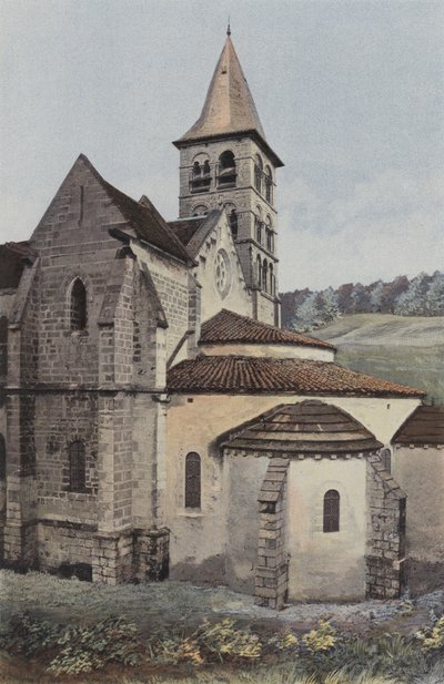 Vignory, Kilise, Apsis ve S transeptli by French Photographer