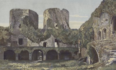 Villandraut, Chateau, Cote de la cour by French Photographer