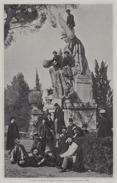 Muzaffer Roma heykelinin ziyaretçileri by French Photographer