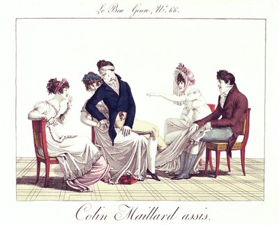 Colin-Maillard Oyunu (Blind Mans Buff), c.1810-20 by French School