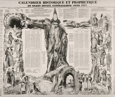 Michel Nostradame (Nostradamus) (1503-66) 1847
