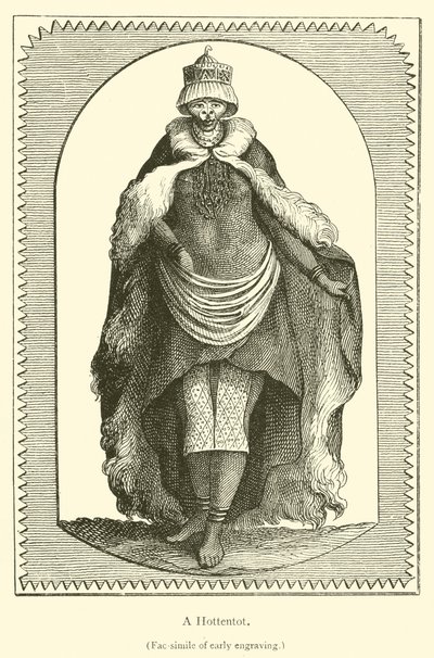Bir Hottentot (gravür) by French School