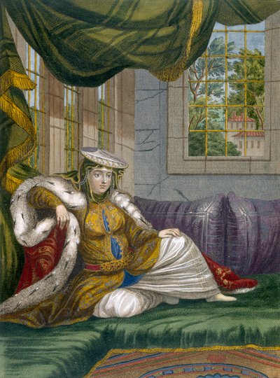 Tören Elbiseli Bir Yahudi Kadın, c.1708 by French School