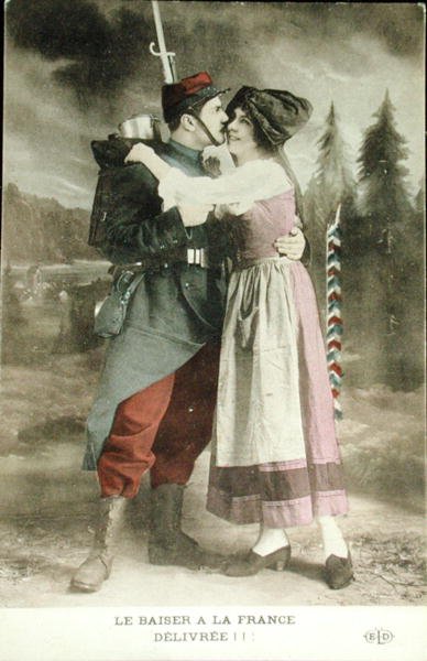 Kurtarılmış Fransa için Bir Öpücük by French School