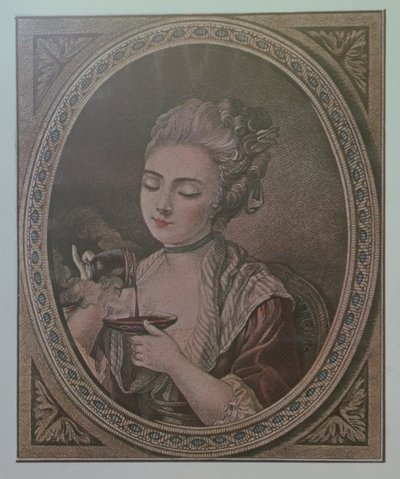 Çikolata İçen Bir Bayan by French School