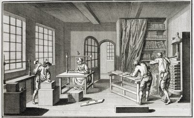 Denis Diderot (1713-84) tarafından yayınlanan Encyclopedie des Sciences et Metiers