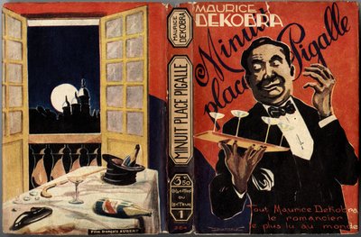 Elinde şampanya kadehlerinden oluşan bir tabak taşıyan bir otel müdürü, üzerinde silindir şapkanın terk edildiği ve şampanya kovasının yanı sıra bir pompa ve bir baston olarak kullanıldığı şenlikli bir masaya servis yapıyor. Sacre Coeur