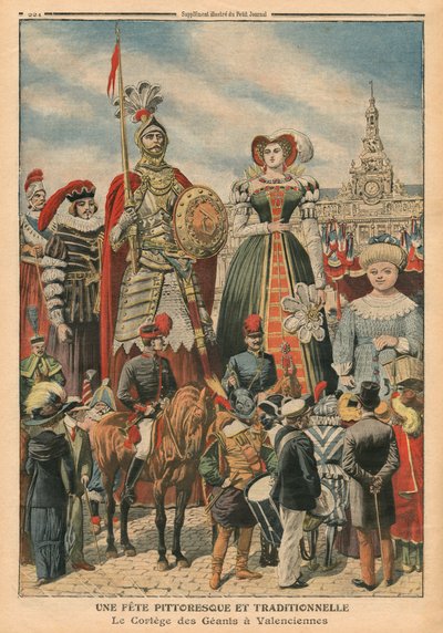 Pitoresk ve geleneksel bir şölen, Valenciennes