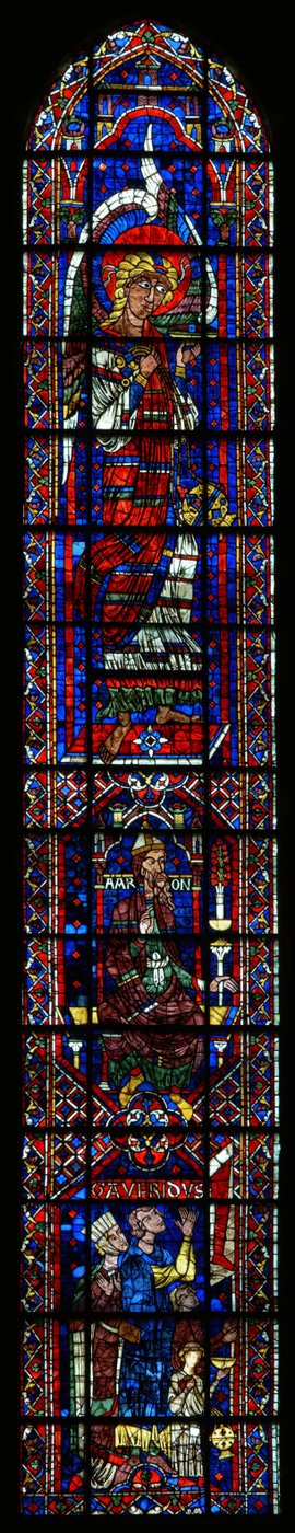 Bir yüksek melek, Aaron ve bağışçı ve aile by French School