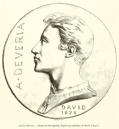 Achille Deveria (gravür) by French School