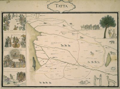 Add.Or.4039, f.37 Tatta Haritası, Albay Jean-Baptiste Gentile tarafından derlenen 