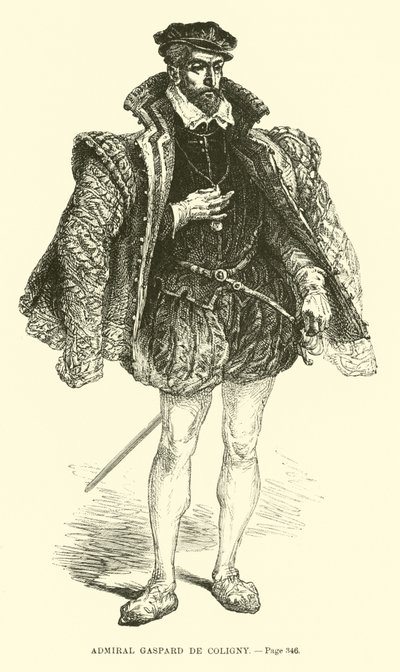 Amiral Gaspard de Coligny by French School