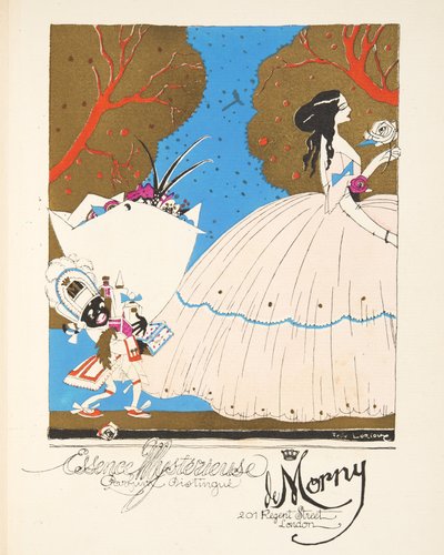 Moda Plakaları Koleksiyonundan "Essence Mysterieuse de Morny" reklamı by French School