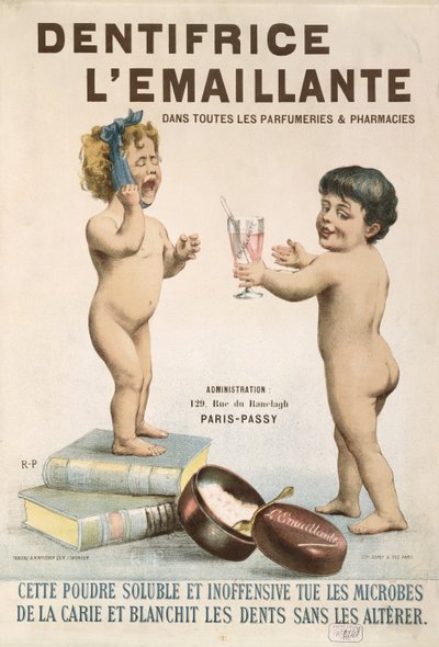 LEmaillante Diş macunu için reklam, 1892 by French School