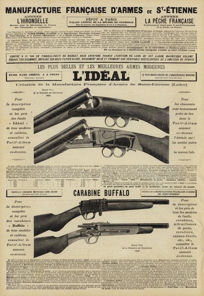 silah reklamı by French School