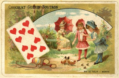 Guérin Boutron çikolatalarının reklam kromolitografisi (krolitografi) by French School