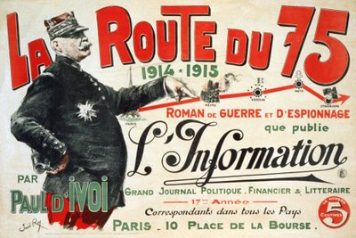 "La Route du 75:1914 - 1915: Roman de guerre et d