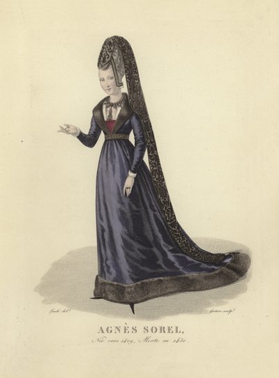 Agnes Sorel, Fransa Kralı VII. by French School