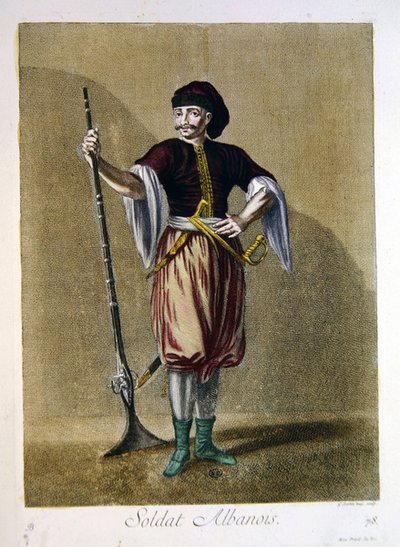 Gerard Jean Baptiste Scotin (1671-1716) tarafından oyulmuş 