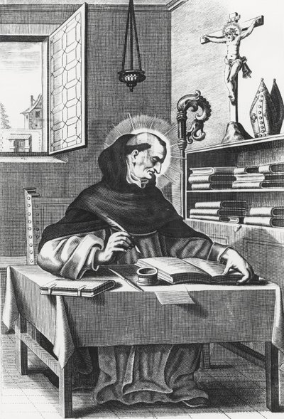 Albertus Magnus (gravür) by French School