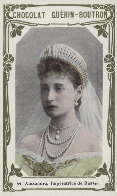 Alexandra, Rusya İmparatoriçesi (renkli fotoğraf) by French School