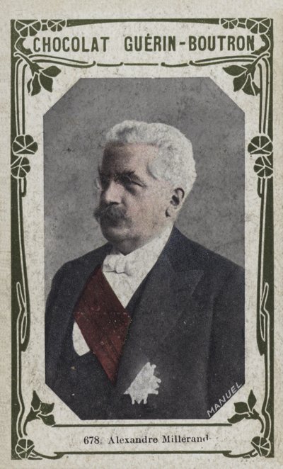 Alexandre Millerand (renkli fotoğraf) by French School