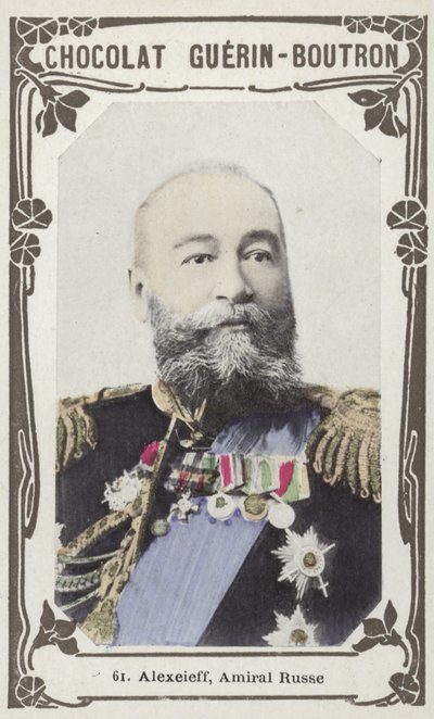 Alexeieff, Rus Amiral (renkli fotoğraf) by French School
